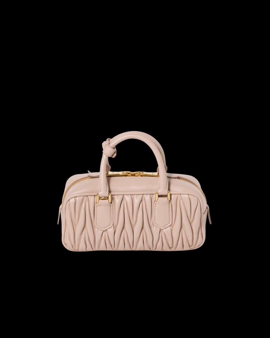 MM Matelassé Nude Bag