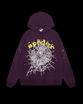 Spıder Dark Purple Hoodie