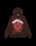 Spıder Brown Hoodie