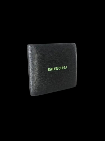 Balenciaga Basic Logo Black Wallet