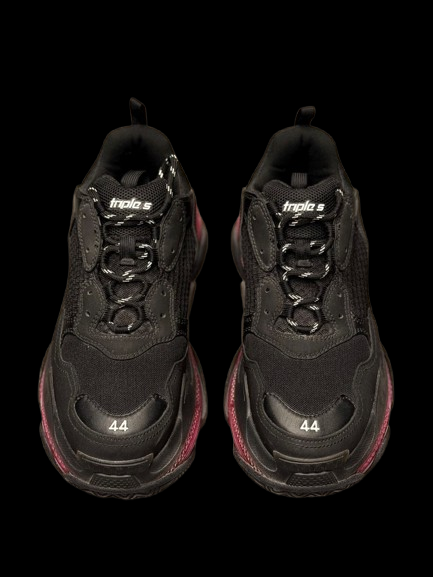 Balenciaga Triple S Clear Sole Neon Pink