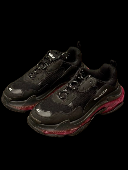 Balenciaga Triple S Clear Sole Neon Pink